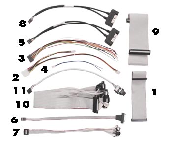 Athena II Cable Kit: click to enlarge