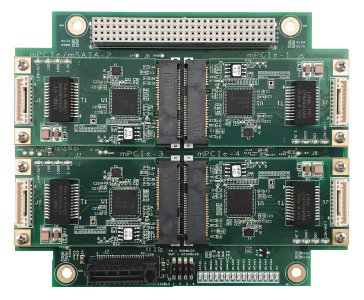 E104-MPE PCIe/104 Dual/Quad MiniCard Carrier