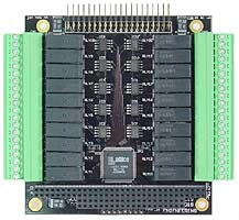 IR104-PBF: I/O Expansion Modules, Wide-temperature PC/104, PC/104-<i>Plus</i>, PCIe/104 / OneBank, PCIe MiniCard, and FeaturePak modules featuring programmable bidirectional digital I/O, counter/timers, optoisolated inputs, and relay outputs., PC/104