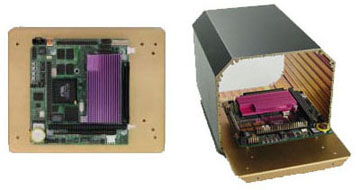 Athena SBC mounted vertically
